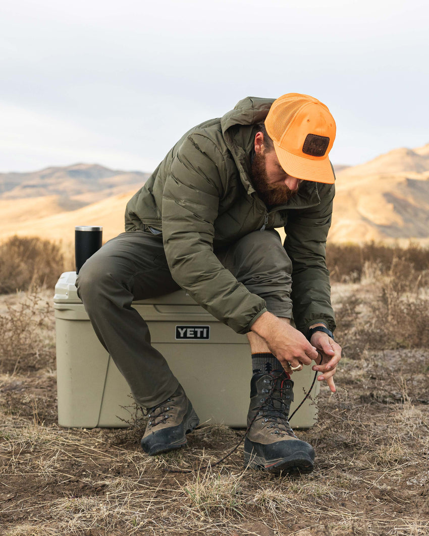 Outlet Elements Hooded Jacket | Steel Blue